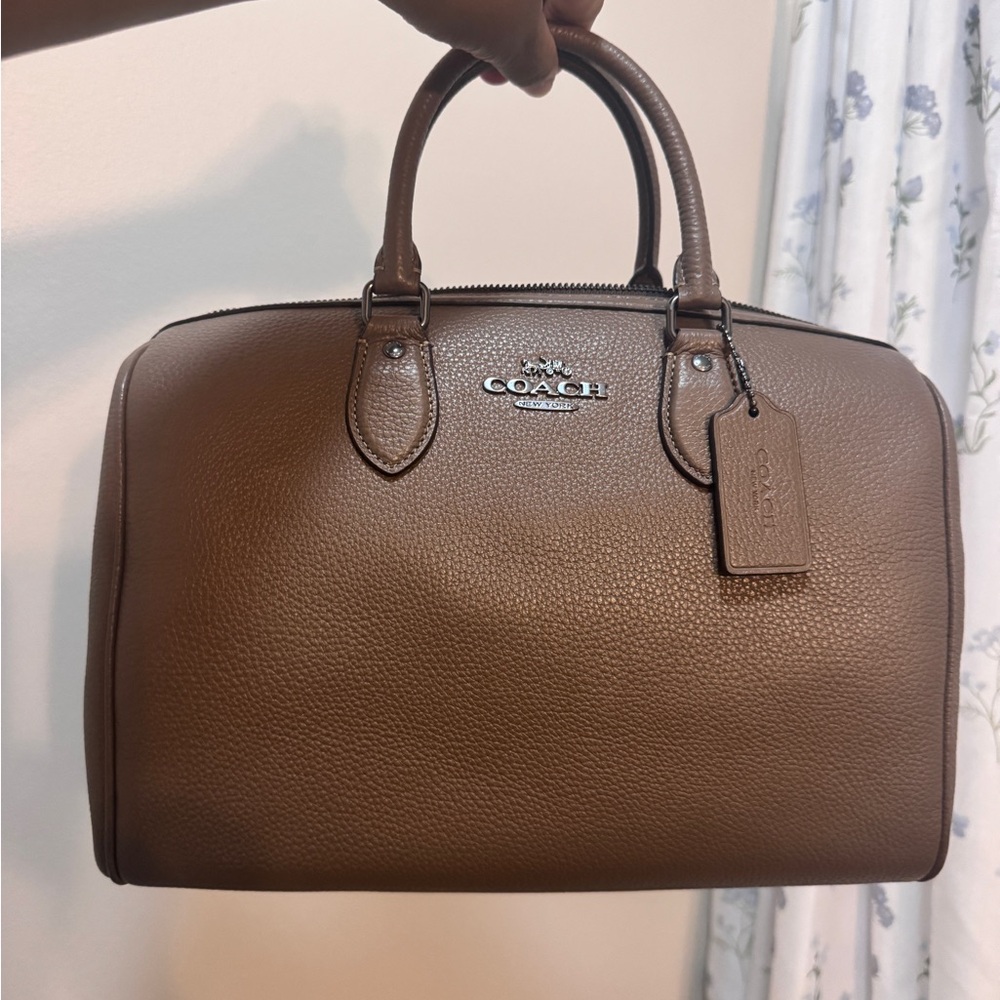 🤎BRAND NEW Coach Rowan Large Satchel Bag soft leather🤎 - Picture 5 of 16